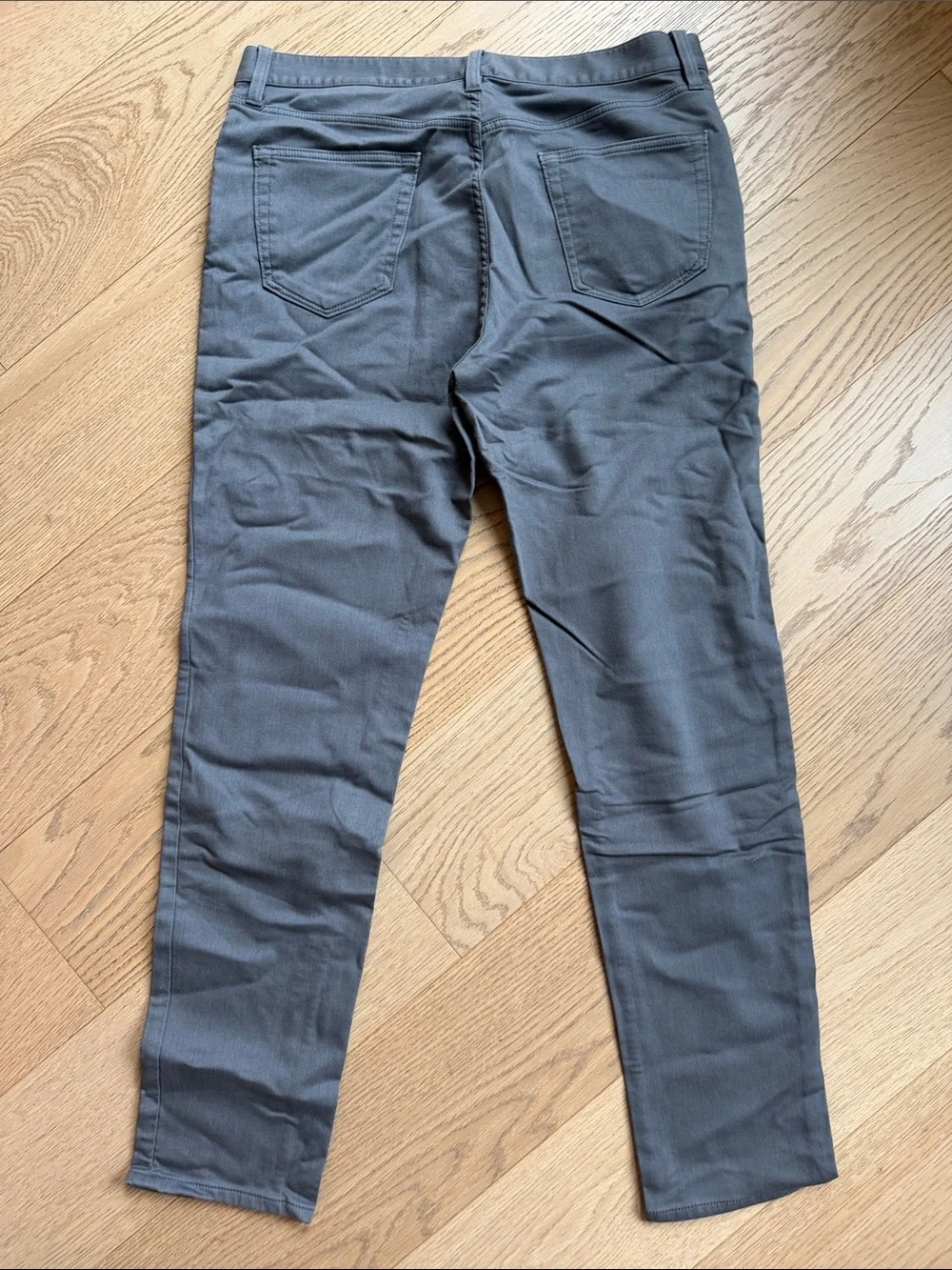 Banana Republic Men's Slim Gray Chinos